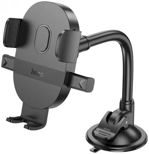 Hoco H20 360° Verstelbare Dashboard/Raam Telefoonhouder Auto Zwart afbeelding 5
