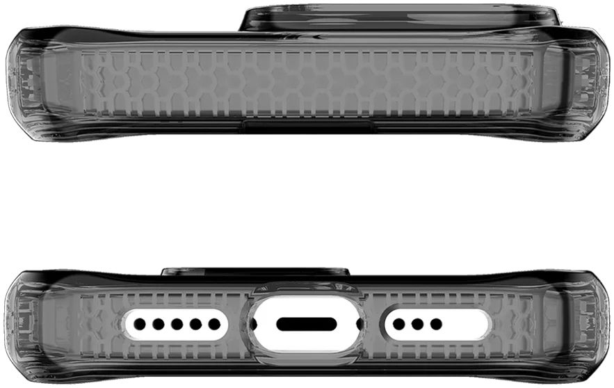 ITSKINS Spectrum R Clear Apple iPhone 15 Pro Max Hoesje Zwart afbeelding 6