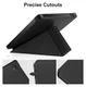 Kobo Libra Colour / Libra 2 Hoes Origami Book Case met Standaard Zwart afbeelding 4