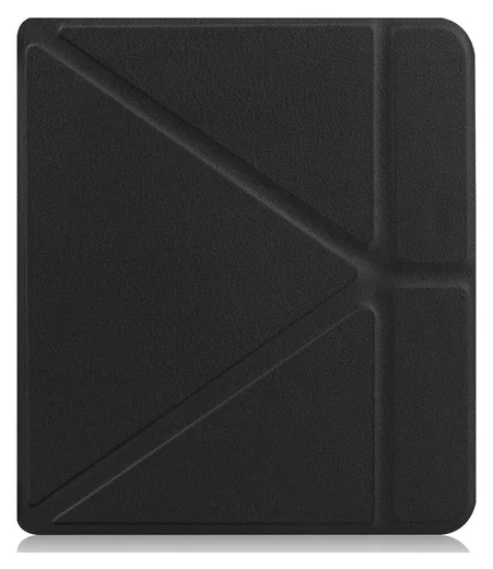 Kobo Libra Colour / Libra 2 Hoes Origami Book Case met Standaard Zwart afbeelding 9