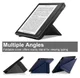 Kobo Libra Colour / Libra 2 Hoes Origami Book Case met Standaard Blauw afbeelding 2