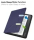 Kobo Libra Colour / Libra 2 Hoes Origami Book Case met Standaard Blauw afbeelding 7