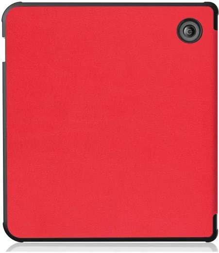 Kobo Libra Colour / Libra 2 Hoes Origami Book Case met Standaard Rood afbeelding 10