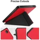 Kobo Libra Colour / Libra 2 Hoes Origami Book Case met Standaard Rood afbeelding 4