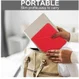 Kobo Libra Colour / Libra 2 Hoes Origami Book Case met Standaard Rood afbeelding 7