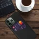 Apple iPhone 15 Pro Max Hoesje met Kaarthouder Back Cover Zwart afbeelding 4