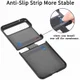 Motorola Razr 40 Hoesje met Kunstleer Coating Back Cover Zwart afbeelding 14