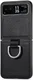 Motorola Razr 40 Hoesje met Kunstleer Coating Back Cover Zwart afbeelding 2