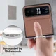 Motorola Razr 40 Hoesje met Kunstleer Coating Back Cover Bruin afbeelding 11