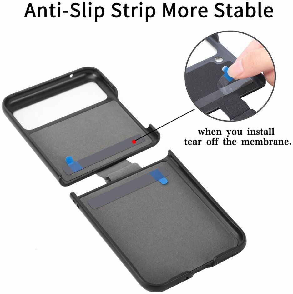 Motorola Razr 40 Hoesje met Kunstleer Coating Back Cover Bruin afbeelding 14