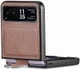 Motorola Razr 40 Hoesje met Kunstleer Coating Back Cover Bruin afbeelding 7