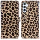 Samsung Galaxy M34 5G Hoesje Portemonnee Book Case Luipaard Print afbeelding 1