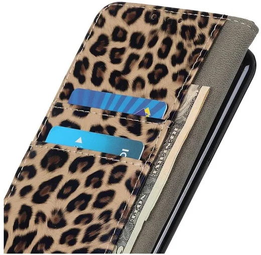 Samsung Galaxy M34 5G Hoesje Portemonnee Book Case Luipaard Print afbeelding 4