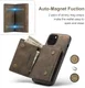 DG Ming Apple iPhone 15 Hoesje met Magnetische Kaarthouder Coffee afbeelding 2