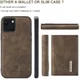 DG Ming Apple iPhone 15 Hoesje met Magnetische Kaarthouder Coffee afbeelding 8