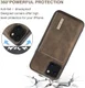 DG Ming Apple iPhone 15 Hoesje met Magnetische Kaarthouder Coffee afbeelding 9