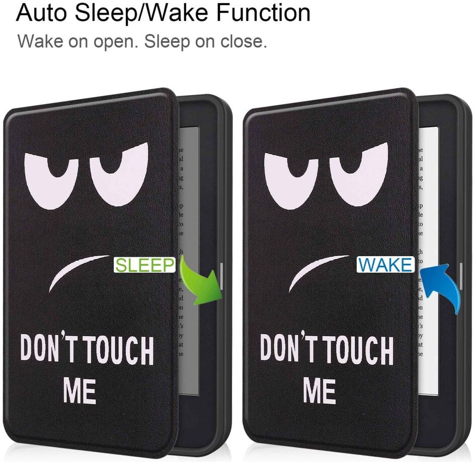 Kobo Clara 2E Hoes Book Case met Don't Touch Print afbeelding 5