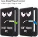 Kobo Clara 2E Hoes Book Case met Don't Touch Print afbeelding 5