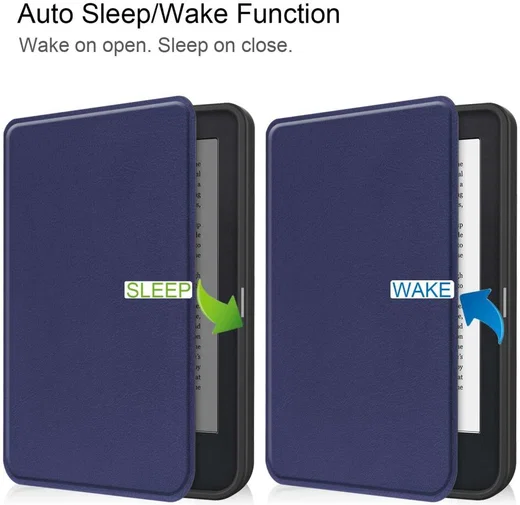 Kobo Clara 2E Hoes Book Case Beschermhoes Blauw afbeelding 4