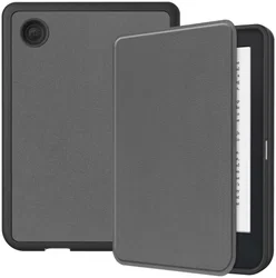 Kobo Clara 2E Hoes Book Case Beschermhoes Grijs afbeelding