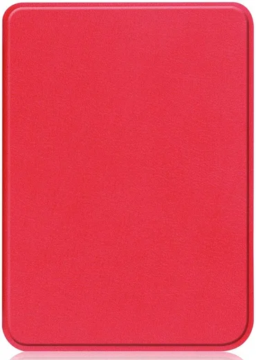 Kobo Clara 2E Hoes Book Case Beschermhoes Rood afbeelding 11