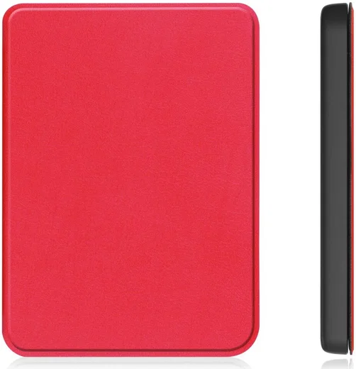 Kobo Clara 2E Hoes Book Case Beschermhoes Rood afbeelding 10