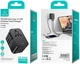 USAMS Wereldstekker 65W EU / UK / VS / AU 2x USB-C - USB-A PD Zwart afbeelding 12