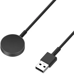 Samsung Galaxy Watch 6 Oplader Draadloos Opladen Dock USB-A 1M Zwart afbeelding