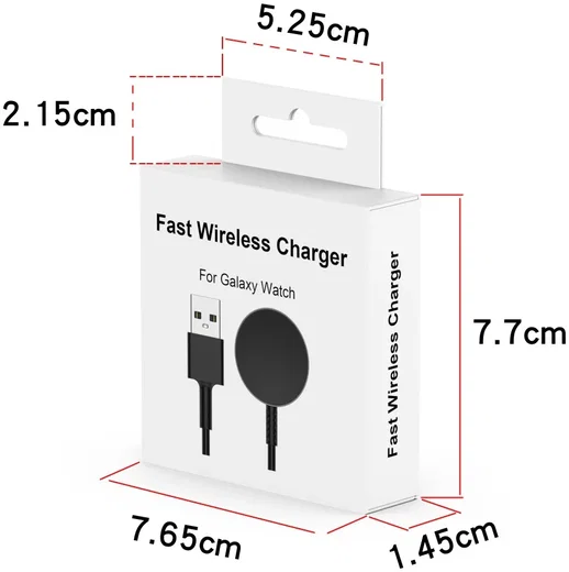 Samsung Galaxy Watch 6 Oplader Draadloos Opladen Dock USB-A 1M Zwart afbeelding 10