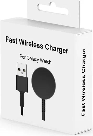 Samsung Galaxy Watch 6 Oplader Draadloos Opladen Dock USB-A 1M Zwart afbeelding 11