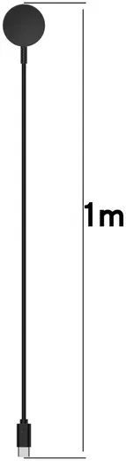 Samsung Galaxy Watch 6 Oplader Draadloos Opladen Dock USB-C 1M Zwart afbeelding 5