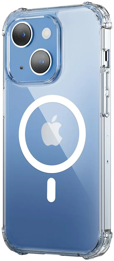 Apple iPhone 15 MagSafe Hoesje Schokbestendig en Dun TPU Transparant afbeelding 14