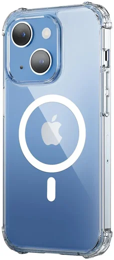 Apple iPhone 15 MagSafe Hoesje Schokbestendig en Dun TPU Transparant afbeelding 14