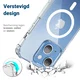 Apple iPhone 15 MagSafe Hoesje Schokbestendig en Dun TPU Transparant afbeelding 3