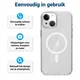 iPhone 15 Plus MagSafe Hoesje Schokbestendig en Dun TPU Transparant afbeelding 8
