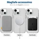 iPhone 15 Plus MagSafe Hoesje Schokbestendig en Dun TPU Transparant afbeelding 5