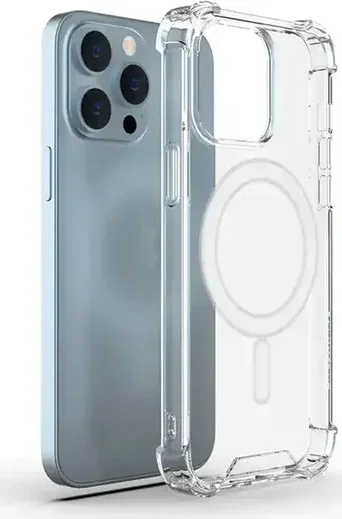 iPhone 15 Pro MagSafe Hoesje Schokbestendig en Dun TPU Transparant afbeelding 10