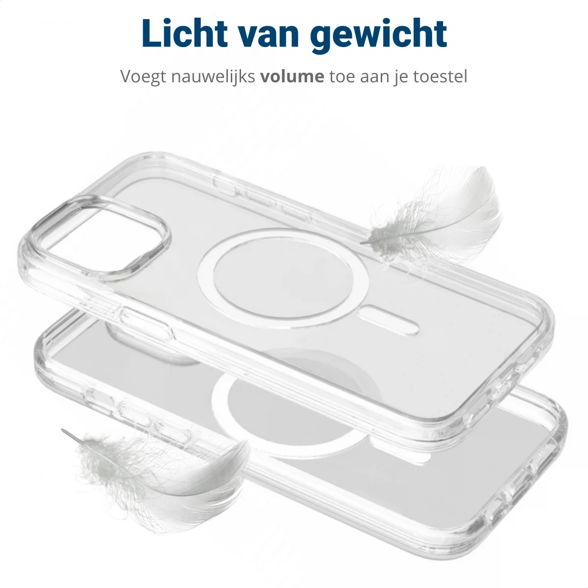 iPhone 15 Pro Max MagSafe Hoesje Schokbestendig en Dun TPU Transparant afbeelding 6