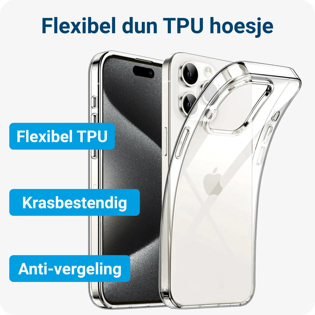 iPhone 15 Pro Magsafe Hoesje + Screen Protector + Camera Protector afbeelding 6