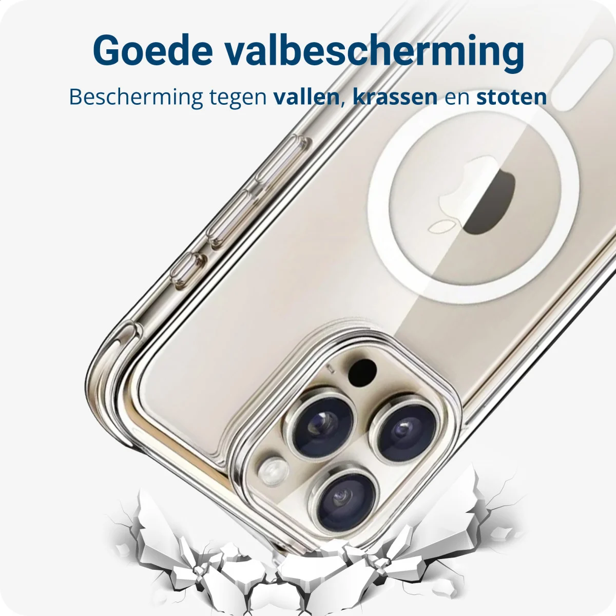 iPhone 15 Pro Magsafe Hoesje + Screen Protector + Camera Protector afbeelding 11