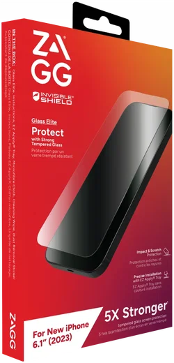 ZAGG InvisibleShield Glass Elite Apple iPhone 15 Screen Protector afbeelding 3