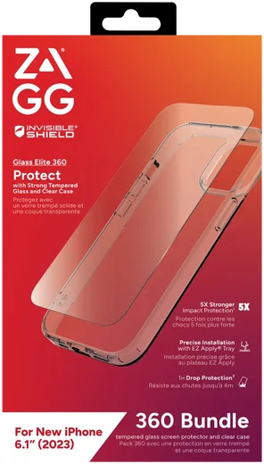 ZAGG InvisibleShield 360 Bundel Apple iPhone 15 Full Protection afbeelding 1