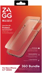 ZAGG InvisibleShield 360 Bundel Apple iPhone 15 Full Protection afbeelding