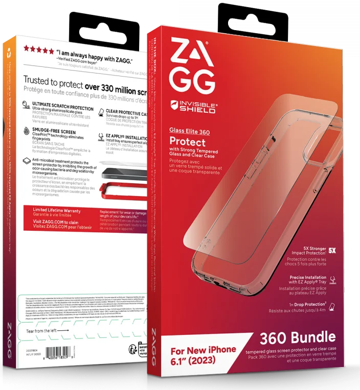 ZAGG InvisibleShield 360 Bundel Apple iPhone 15 Full Protection afbeelding 4