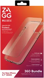 ZAGG InvisibleShield - Hoesje + Tempered glass in 1 - iPhone 15 Plus afbeelding