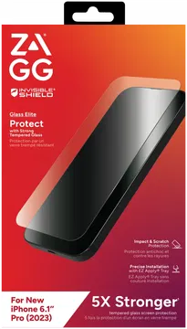 ZAGG InvisibleShield Glass Elite Apple iPhone 15 Pro Screen Protector