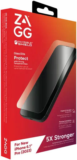ZAGG InvisibleShield Glass Elite Apple iPhone 15 Pro Screen Protector afbeelding 3