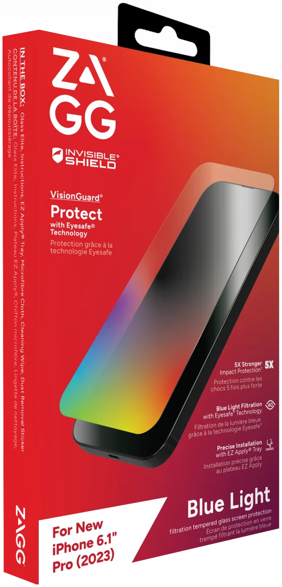 ZAGG InvisibleShield Glass Elite VG iPhone 15 Pro Screen Protector afbeelding 3