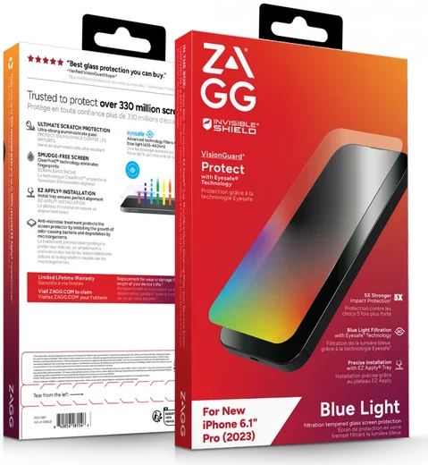 ZAGG InvisibleShield Glass Elite VG iPhone 15 Pro Screen Protector afbeelding 4