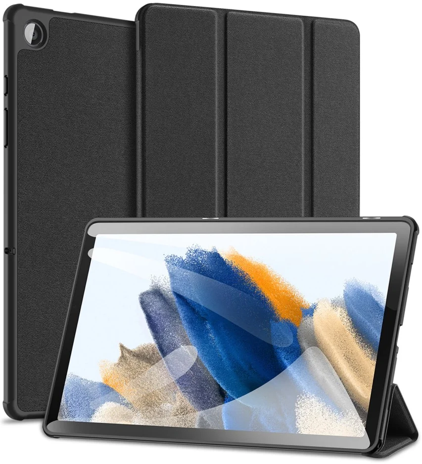 Dux Ducis Domo Samsung Galaxy Tab A11 Plus / Tab A9 Plus Hoes Book Case Zwart afbeelding 1